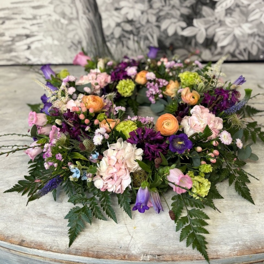 Mixed Funeral Wreath