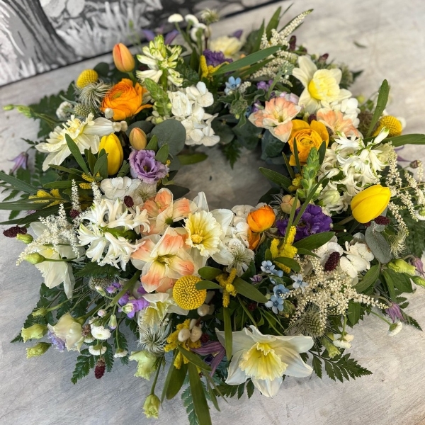 Mixed Funeral Wreath